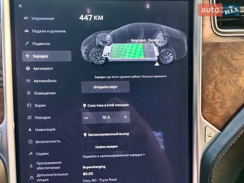 Фото Tesla Model S з оголошення AUTO.RIA
