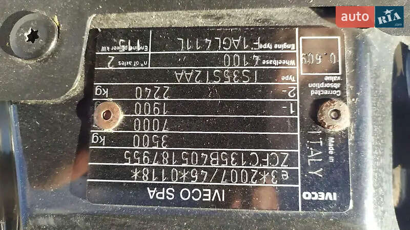 Фото Iveco Daily з оголошення AUTO.RIA