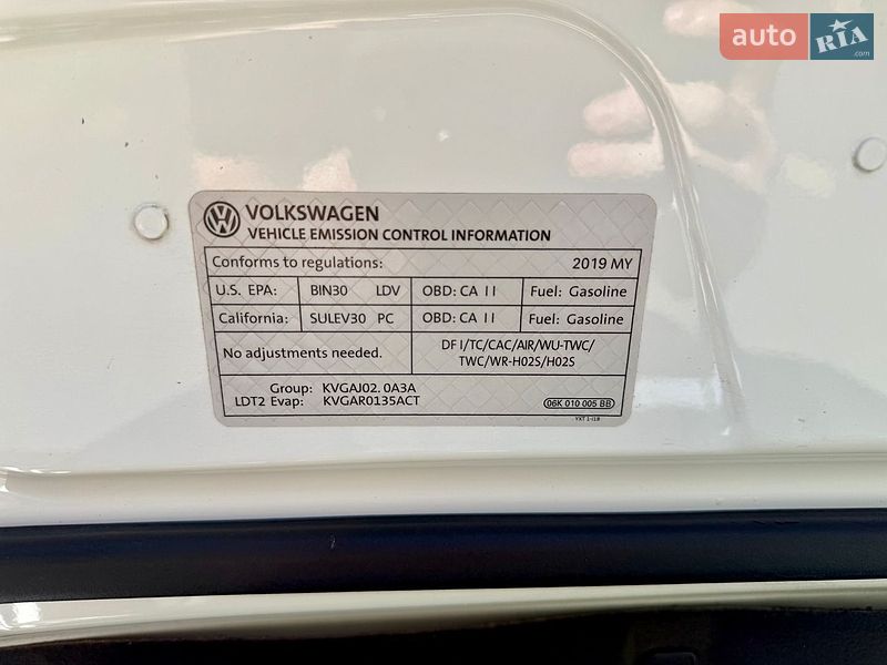 Фото Volkswagen Tiguan з оголошення AUTO.RIA