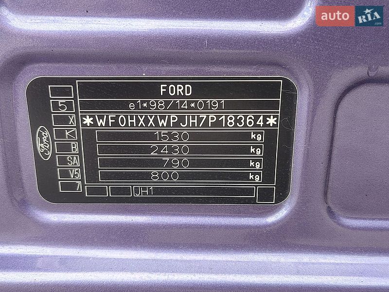 Фото Ford Fiesta з оголошення AUTO.RIA