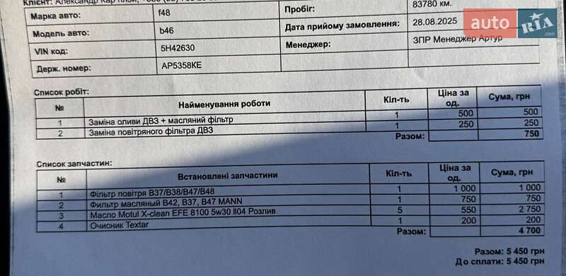 Фото BMW X1 з оголошення AUTO.RIA