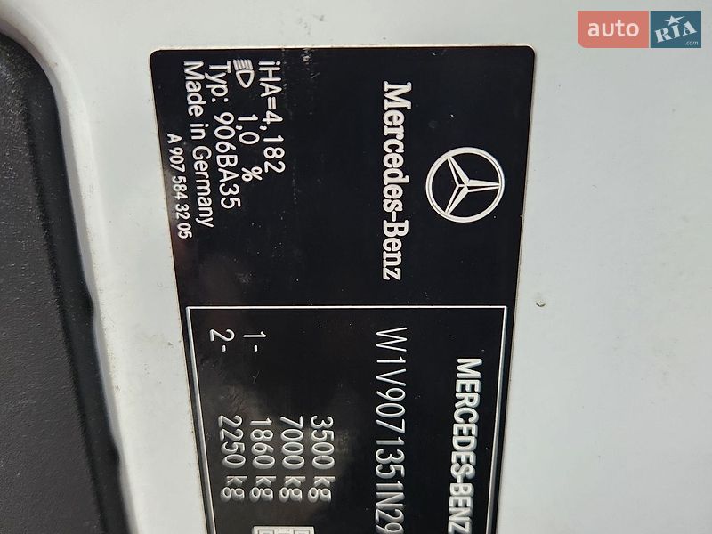 Фото Mercedes-Benz Sprinter з оголошення AUTO.RIA