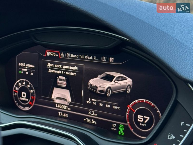 Фото Audi A5 Sportback з оголошення AUTO.RIA