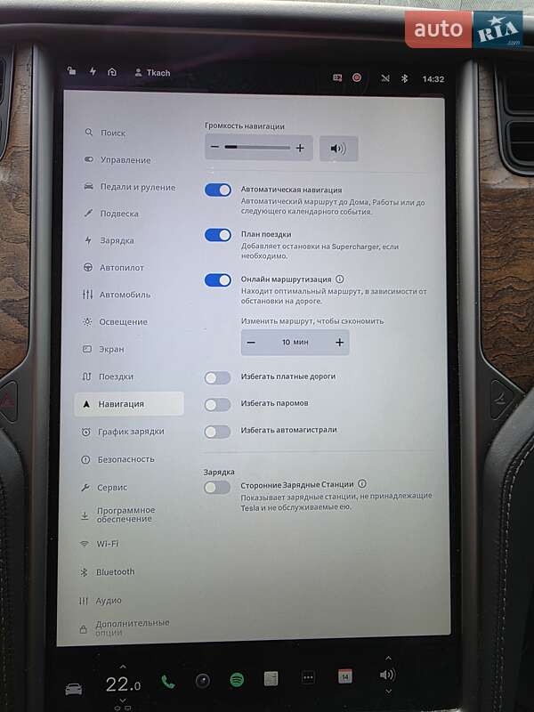 Фото Tesla Model S з оголошення AUTO.RIA