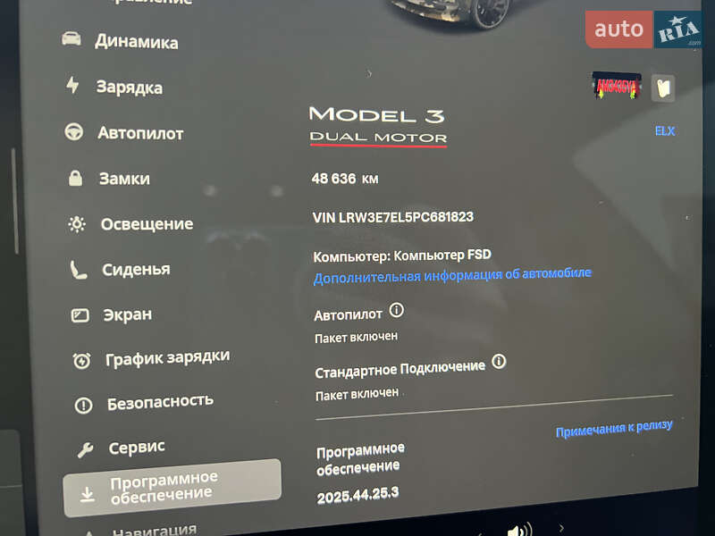 Фото Tesla Model 3 з оголошення AUTO.RIA