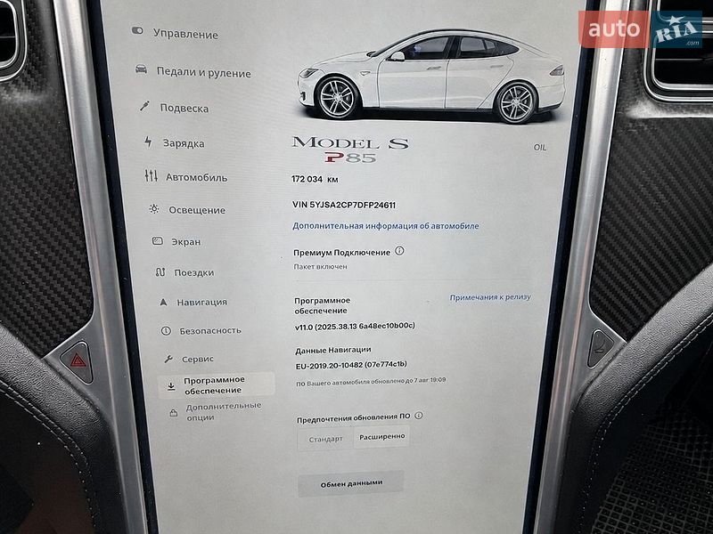 Фото Tesla Model S з оголошення AUTO.RIA